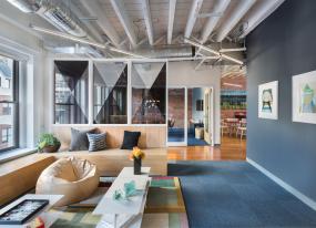 办公室简约装修图片不吊顶