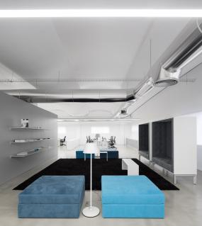 pvc板装修办公室效果图