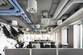 现代简约办公室吊顶装修效果图大全