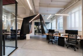 简约美学装修办公室效果图