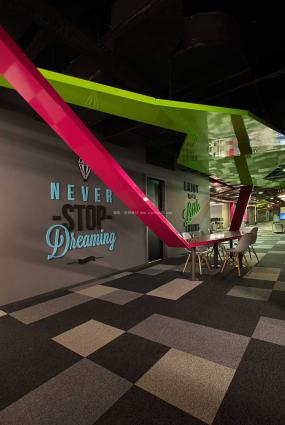 最新科技公司办公室室内装修与设计效果图片