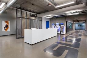 豪华现代风格公司前台背景墙装修图欣赏