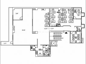 现代办公室室内布置效果图图片