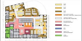办公室布置设计效果图片案例