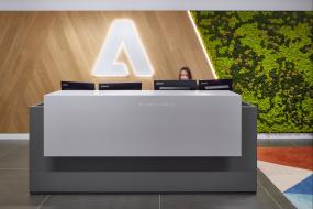 公司前台形象墙设计效果图片