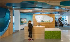 公司前台形象墙设计效果图展示