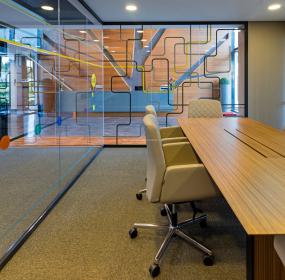 办公室玻璃隔断图片大全欣赏