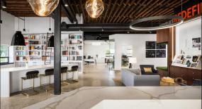 600平办公室装饰效果图大全