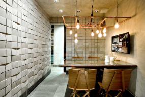 250平的办公室效果图