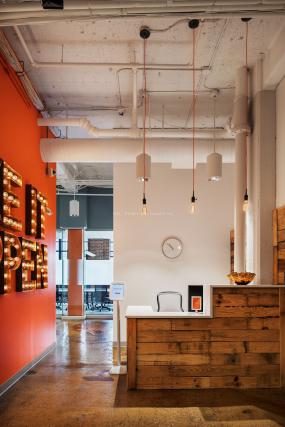 600平办公室装修实景图片