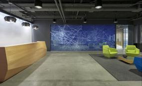 600平办公室装修装潢效果图