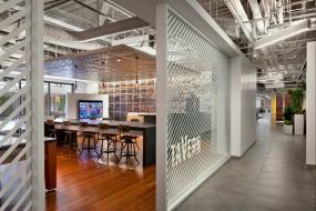 办公室隔断推拉门装修效果图大全