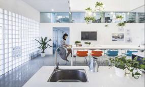 工作室装饰室内效果图