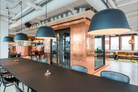 游戏公司办公室室内装修实景图