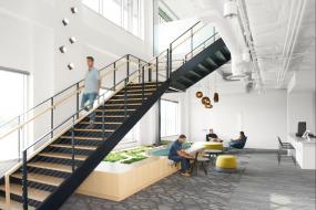 游戏公司办公室最新室内装饰设计效果图片大全