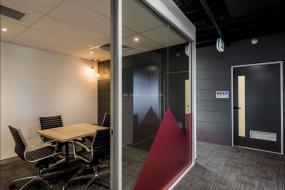 办公室隔断门装修效果图大全2014图片