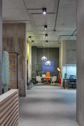 化工企业办公室装修设计效果图