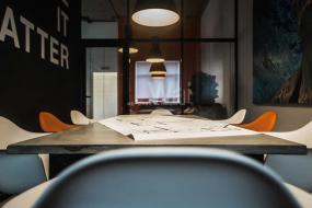 化工企业办公室室内设计装修实景图片