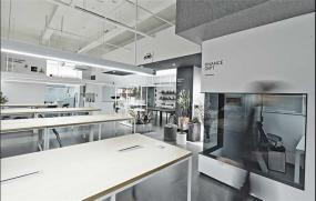 最新设计公司办公室室内装饰设计效果图片