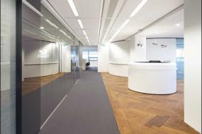 化工企业办公室最新室内装修设计效果图图片