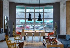 化工企业办公室装修设计效果图大全