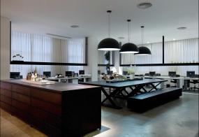 传媒文化公司办公室设计室内装饰效果图