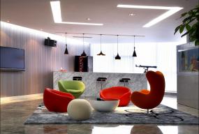 最新专业传媒文化公司办公室室内装修设计方案