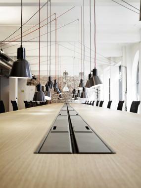 化工企业办公室设计室内效果图