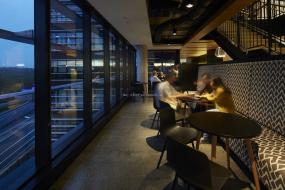 机械公司办公室最新室内装修设计效果图片2018