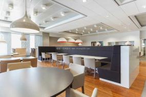 体育运动公司办公室最新室内装修实景图