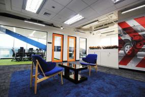 通信公司办公室最新室内装饰设计效果图片