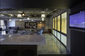 通信公司办公室装修室内装饰设计效果图