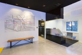 经典公司前台背景墙装修效果图片