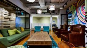 2018工业公司办公室装修效果图