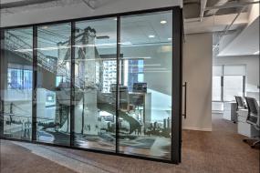 小型办公室隔断设计效果图片