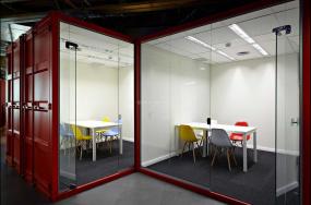 软件公司办公室室内装饰设计效果图2018图片