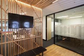 小型办公室隔断效果图欣赏