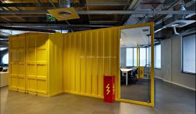 软件公司办公室室内装饰设计效果图图片