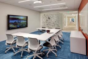 小型办公室隔断效果图大全