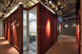 软件公司办公室室内装饰设计效果图片