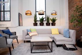 工业公司办公室最新室内装修实景图