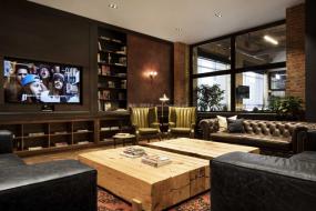 工业公司办公室最新室内装修设计效果图片2018