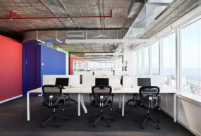 最新专业电子科技公司办公室室内装修设计方案