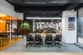 生物科技公司办公室装修实景图图片