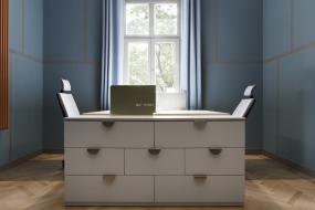 生物科技公司办公室室内设计装修效果图2018图片