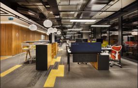 广告公司办公室最新室内装修设计效果图片