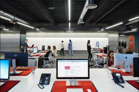 生物科技公司办公室室内设计装修效果图片