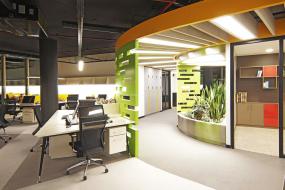 生物科技公司办公室装修设计效果图大全