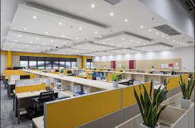 生物科技公司办公室设计室内装饰效果图片