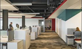 培训教育公司办公室设计室内装修图片